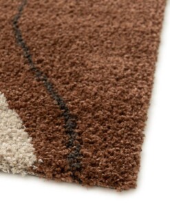 Hoogpolig vloerkleed - Mirage Rivage olijfgroen/geel