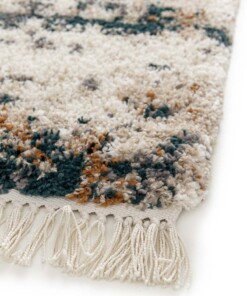 Berber vloerkleed - Atlas Canvas blauw/beige