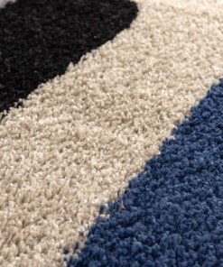 Abstract vloerkleed - Atlas Forma blauw/multi