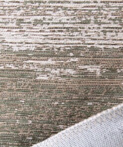 Design vloerkleed - Velura bosgroen/rood