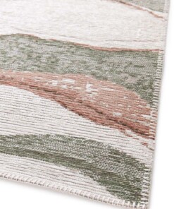 Vloerkleed marmer - Velura bosgroen/rood Vloerkleed marmer - Velura bosgroen/rood