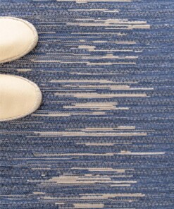 Abstract vloerkleed - Sapphire Ripple jeansblauw Abstract vloerkleed - Sapphire Ripple jeansblauw