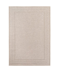 Buitenkleed - Mira Frame beige - overzicht, thumbnail