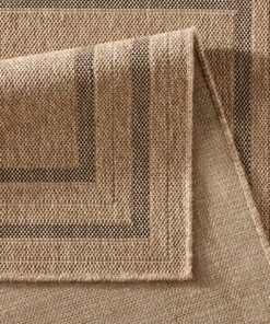 Jute balkonkleed - Elara beige/antraciet