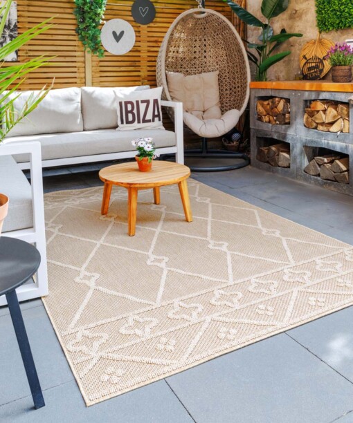 Bohemian buitenkleed - Retreat beige