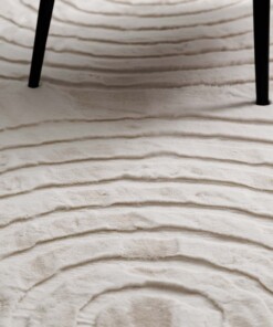 Fluffy vloerkleed - Carvy crème - close up, thumbnail Fluffy vloerkleed - Carvy crème - close up, thumbnail