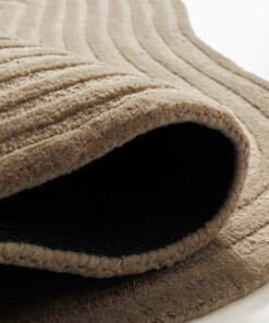 Organisch design vloerkleed - Balans Flow beige - close up, thumbnail Organisch design vloerkleed - Balans Flow beige - close up, thumbnail