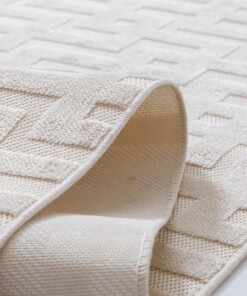 Balkonkleed - Elvora Grid crème - close up, thumbnail Balkonkleed - Elvora Grid crème - close up, thumbnail