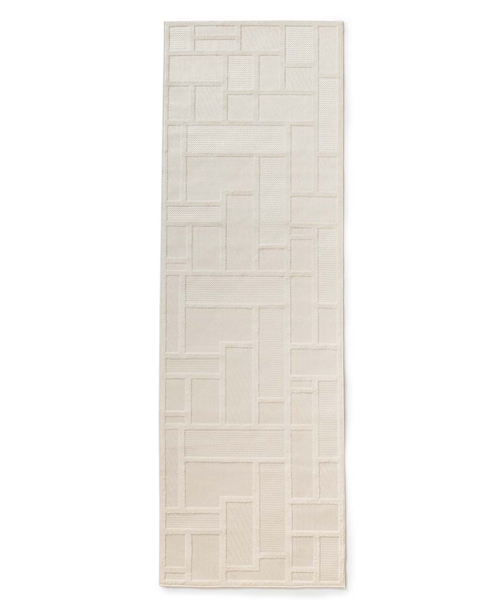 Balkonkleed - Elvora Mosaic crème - overzicht Balkonkleed - Elvora Mosaic crème - overzicht