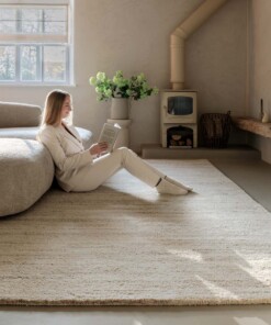 Berber vloerkleed - Nomad beige - sfeer