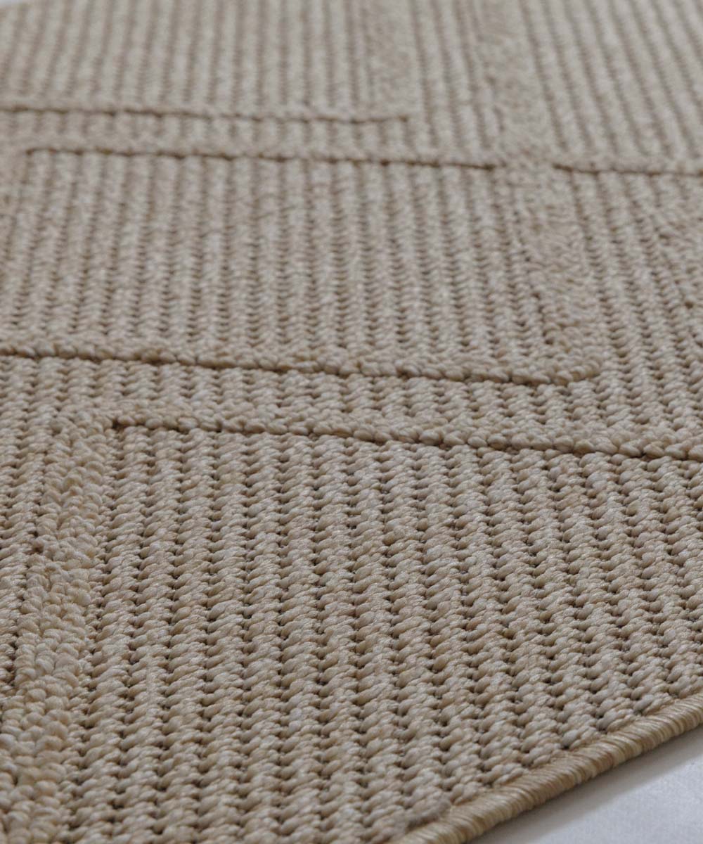 Boho Balkonkleed - Retreat beige - close up Boho Balkonkleed - Retreat beige - close up