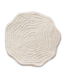 Boomstam vloerkleed - Isdal ivoor - overzicht, thumbnail