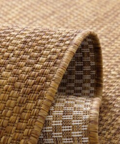 Balkonkleed - Aurora bruin - close up