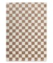 Checkerboard vloerkleed - Check ivoor/beige - overzicht, thumbnail