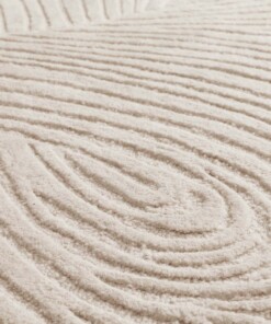 Design vloerkleed rond - Balans Tree ivoor - close up, thumbnail Design vloerkleed rond - Balans Tree ivoor - close up, thumbnail