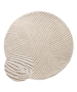 Design vloerkleed rond - Balans Tree ivoor - overzicht