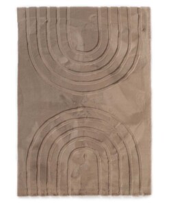 Fluffy vloerkleed - Carvy taupe - overzicht Fluffy vloerkleed - Carvy taupe - overzicht