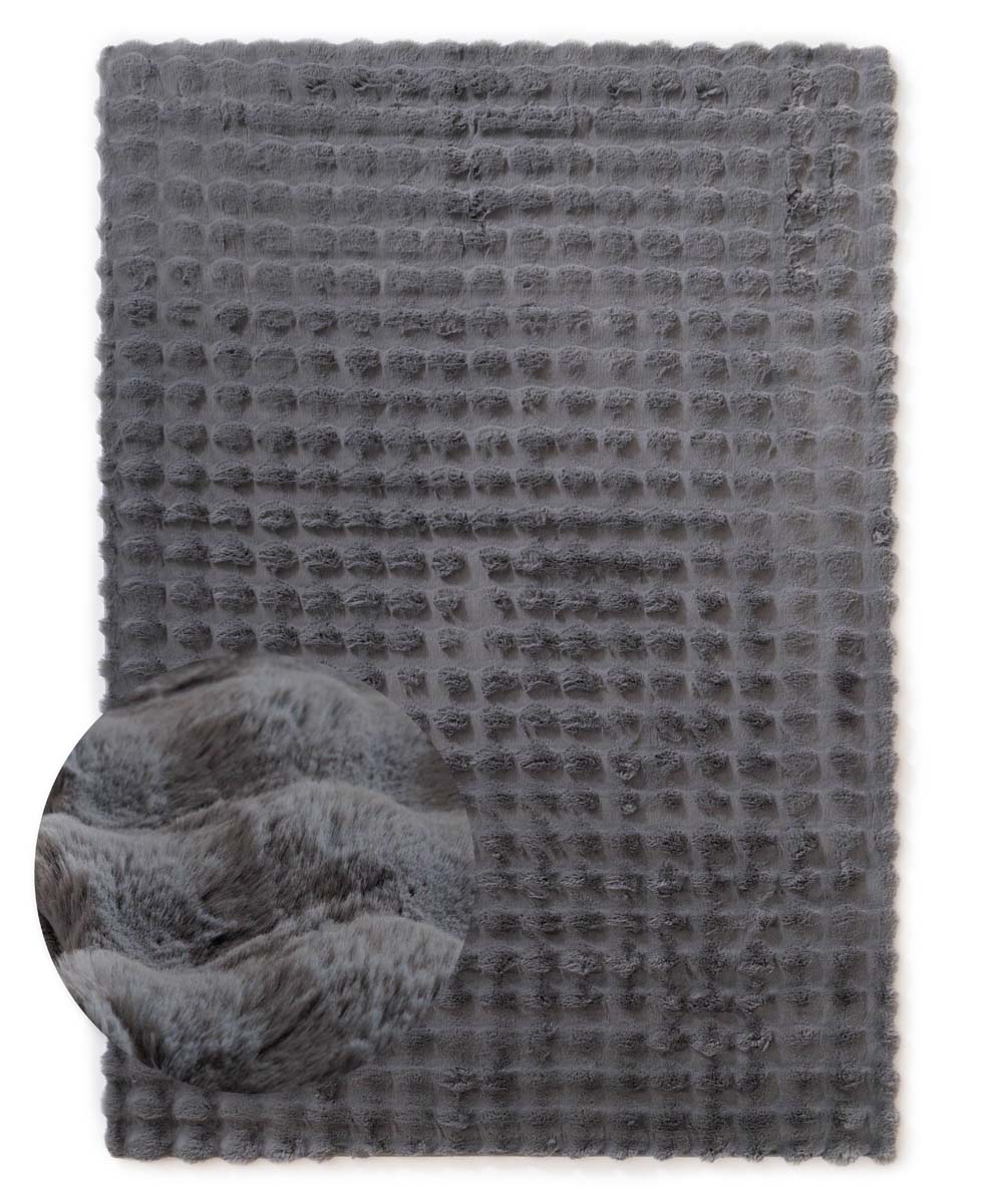Fluffy vloerkleed - Cloud grijs - overzicht Fluffy vloerkleed - Cloud grijs - overzicht