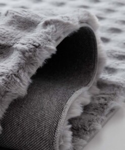 Fluffy vloerkleed - Cloud grijs - close up, thumbnail Fluffy vloerkleed - Cloud grijs - close up, thumbnail