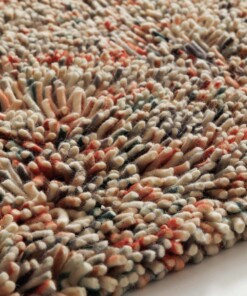 Hoogpolig vloerkleed wol - Aurelia multi - close up, thumbnail Hoogpolig vloerkleed wol - Aurelia multi - close up, thumbnail