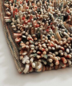 Hoogpolig vloerkleed wol - Aurelia multi - close up, thumbnail Hoogpolig vloerkleed wol - Aurelia multi - close up, thumbnail