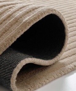 Japandi vloerkleed - Balans beige - close up