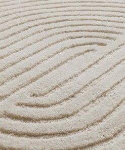 Japandi vloerkleed - Balans ivoor - close up, thumbnail Japandi vloerkleed - Balans ivoor - close up, thumbnail