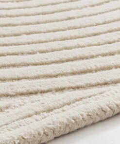 Japandi vloerkleed - Balans ivoor - close up, thumbnail Japandi vloerkleed - Balans ivoor - close up, thumbnail