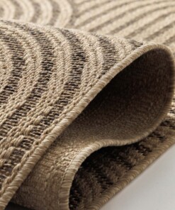 Jute balkonkleed - Cana Circo beige - close up