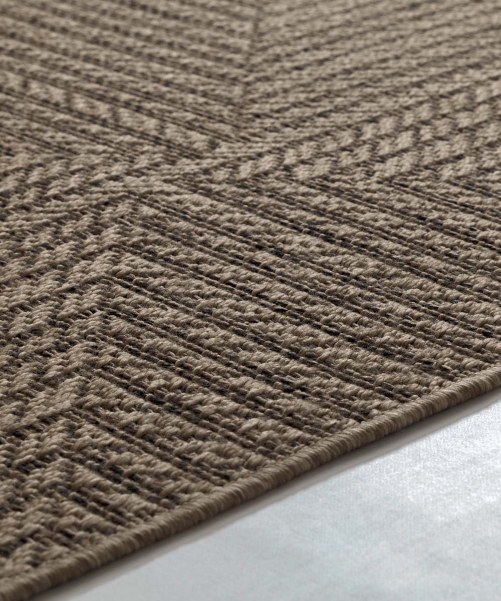 Jute balkonkleed - Cana Riva beige - close up Jute balkonkleed - Cana Riva beige - close up