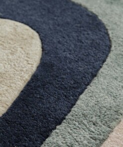 Modern vloerkleed - Skulptur Flow multi - close up, thumbnail Modern vloerkleed - Skulptur Flow multi - close up, thumbnail