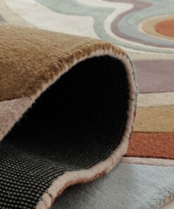 Modern vloerkleed - Skulptur Flow multi - close up