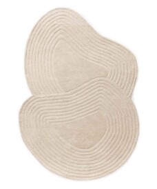 Organisch design vloerkleed - Balans Flow ivoor - overzicht, thumbnail