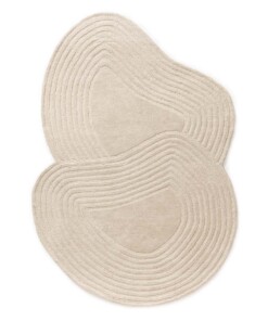 Organisch design vloerkleed - Balans Flow ivoor - overzicht Organisch design vloerkleed - Balans Flow ivoor - overzicht