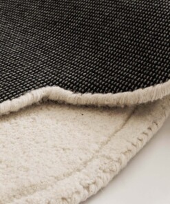 Organisch design vloerkleed - Balans Stone ivoor - close up, thumbnail