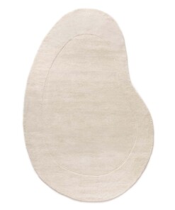 Organisch wollen vloerkleed - Flyt Pebble ivoor - overzicht