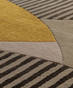 Retro vloerkleed - Skulptur Eye groen - close up, thumbnail Retro vloerkleed - Skulptur Eye groen - close up, thumbnail