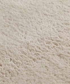 Rond berber vloerkleed Nomad ivoor - close up