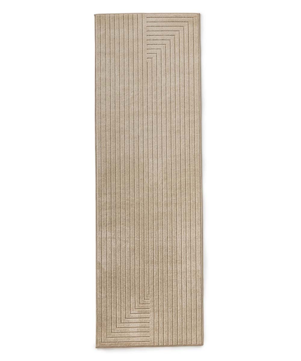 Scandinavisch balkonkleed - Naara Soli beige - overzicht Scandinavisch balkonkleed - Naara Soli beige - overzicht