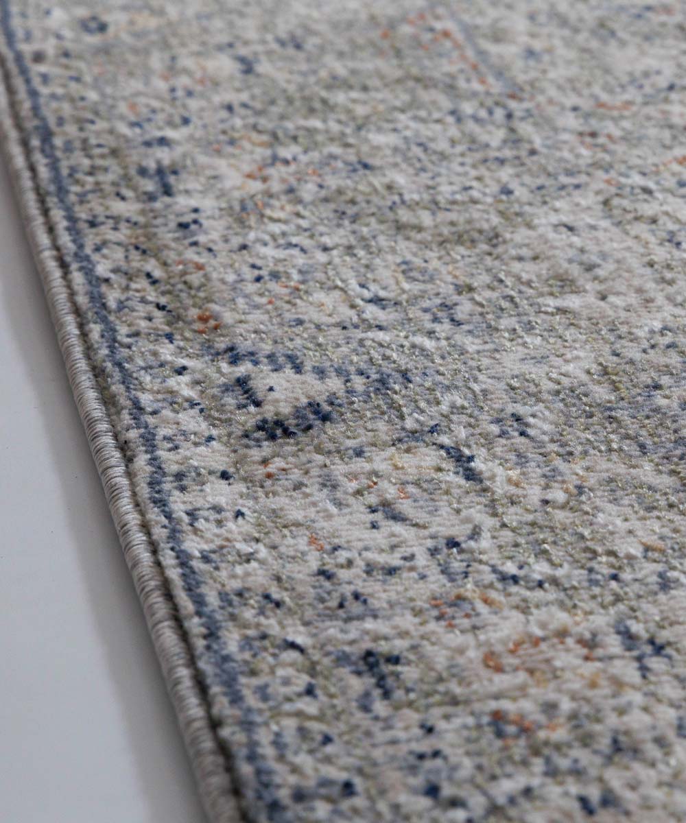 Vintage vloerkleed - Classic Franklin groen - close up Vintage vloerkleed - Classic Franklin groen - close up