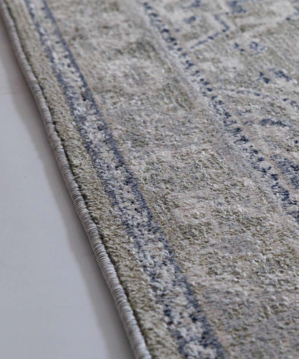 Vintage vloerkleed - Classic Marjorie groen - close up Vintage vloerkleed - Classic Marjorie groen - close up