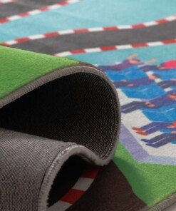 Wasbaar kindervloerkleed - Snugway Racing multi - close up, thumbnail