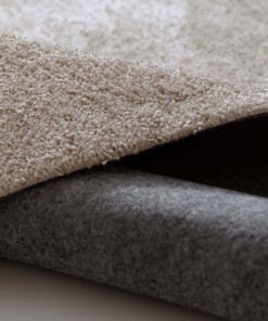 Wasbaar vloerkleed rond - Fresh beige - close up, thumbnail Wasbaar vloerkleed rond - Fresh beige - close up, thumbnail