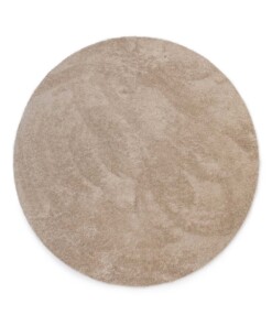 Wasbaar vloerkleed rond - Fresh beige - overzicht