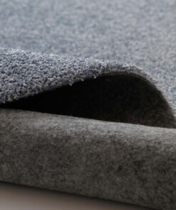 Wasbaar vloerkleed rond - Fresh poederblauw - close up