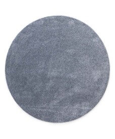 Wasbaar vloerkleed rond - Fresh poederblauw - overzicht, thumbnail