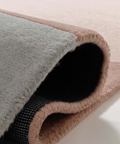 Wollen vloerkleed - Dune abrikoos - close up