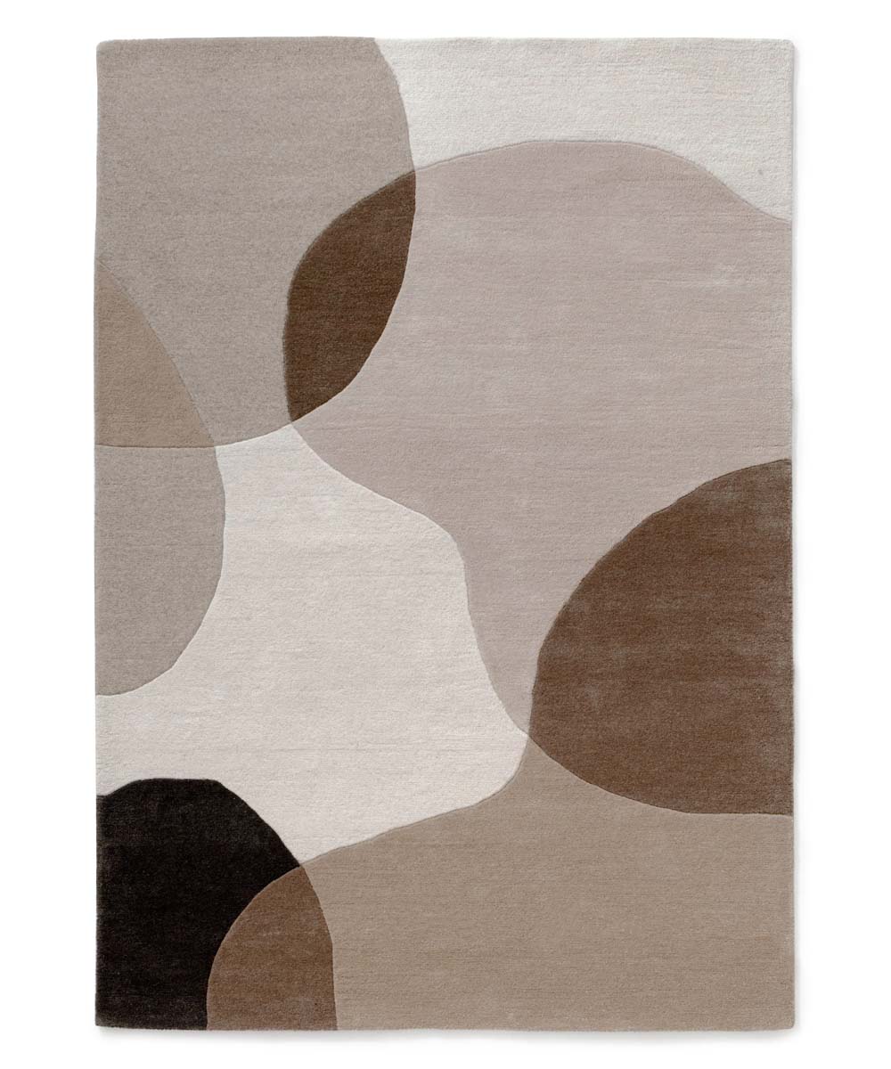 Wollen vloerkleed - Dune beige - overzicht Wollen vloerkleed - Dune beige - overzicht
