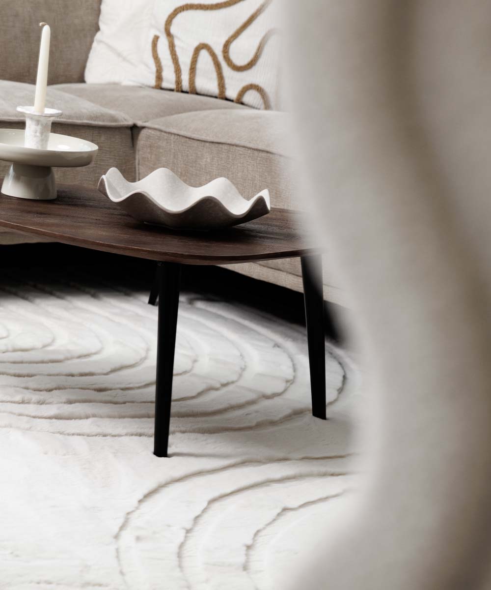 Fluffy vloerkleed - Carvy crème Fluffy vloerkleed - Carvy crème