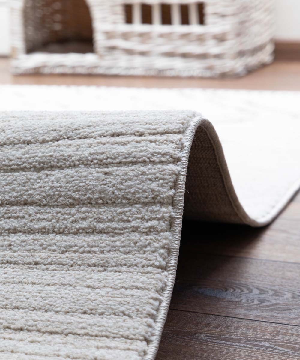 Berber vloerkleed Beni Ouarain Bahij - crème/zwart - close up Berber vloerkleed Beni Ouarain Bahij - crème/zwart - close up